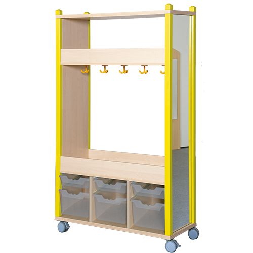 Umkleidewagen für Rollenspiele - Stollenmöbelsystem